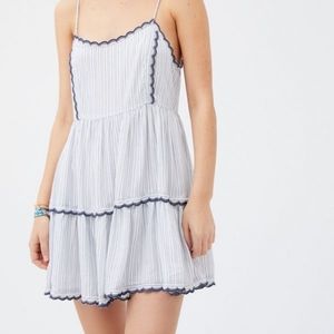 Urban outfitters scallop baby doll mini dress XS